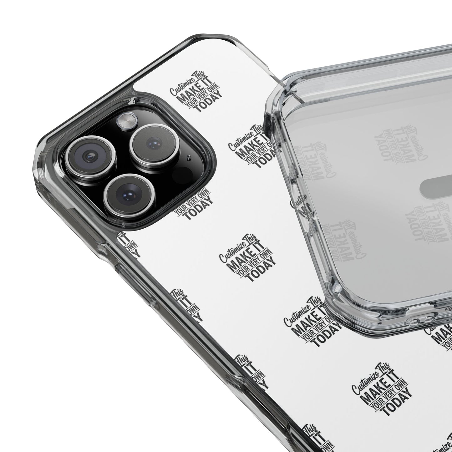Customizable MagSafe Clear Impact Case for iPhone