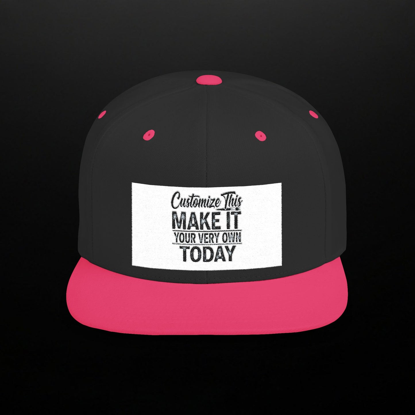Customized Flat Bill Snapback