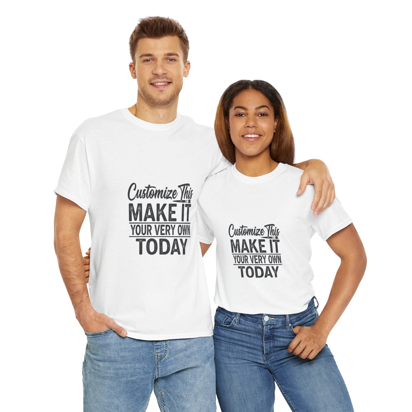 Customized Unisex Heavy Cotton Tee