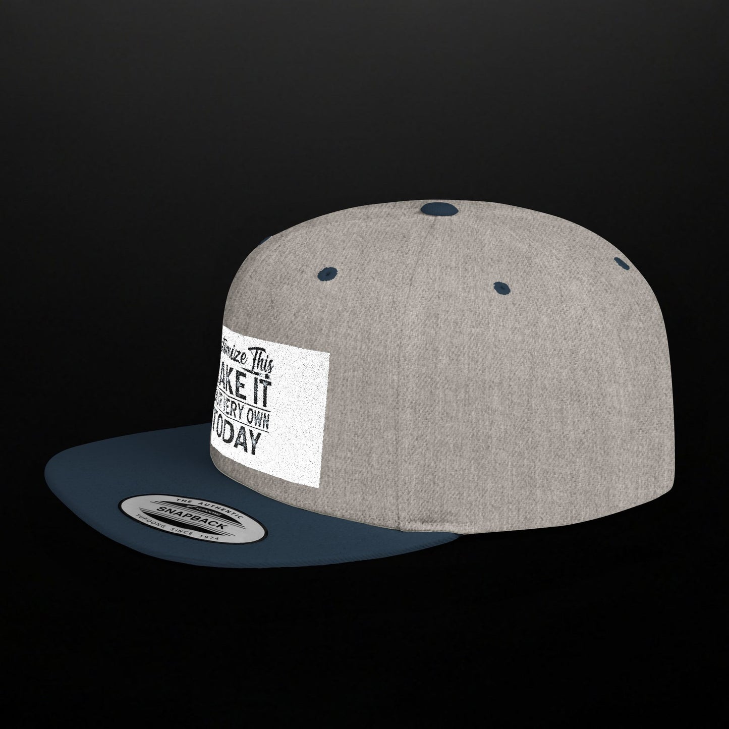 Customized Flat Bill Snapback