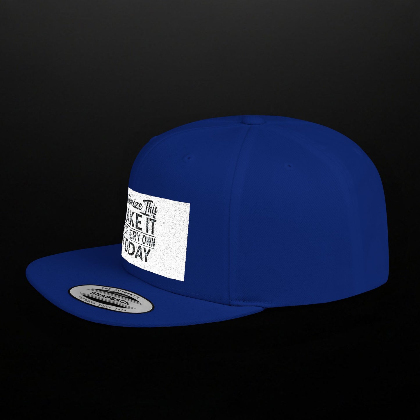 Customized Flat Bill Snapback