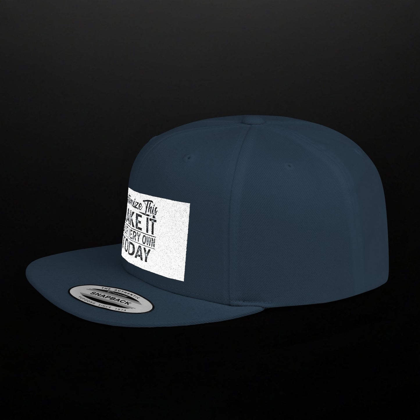 Customized Flat Bill Snapback