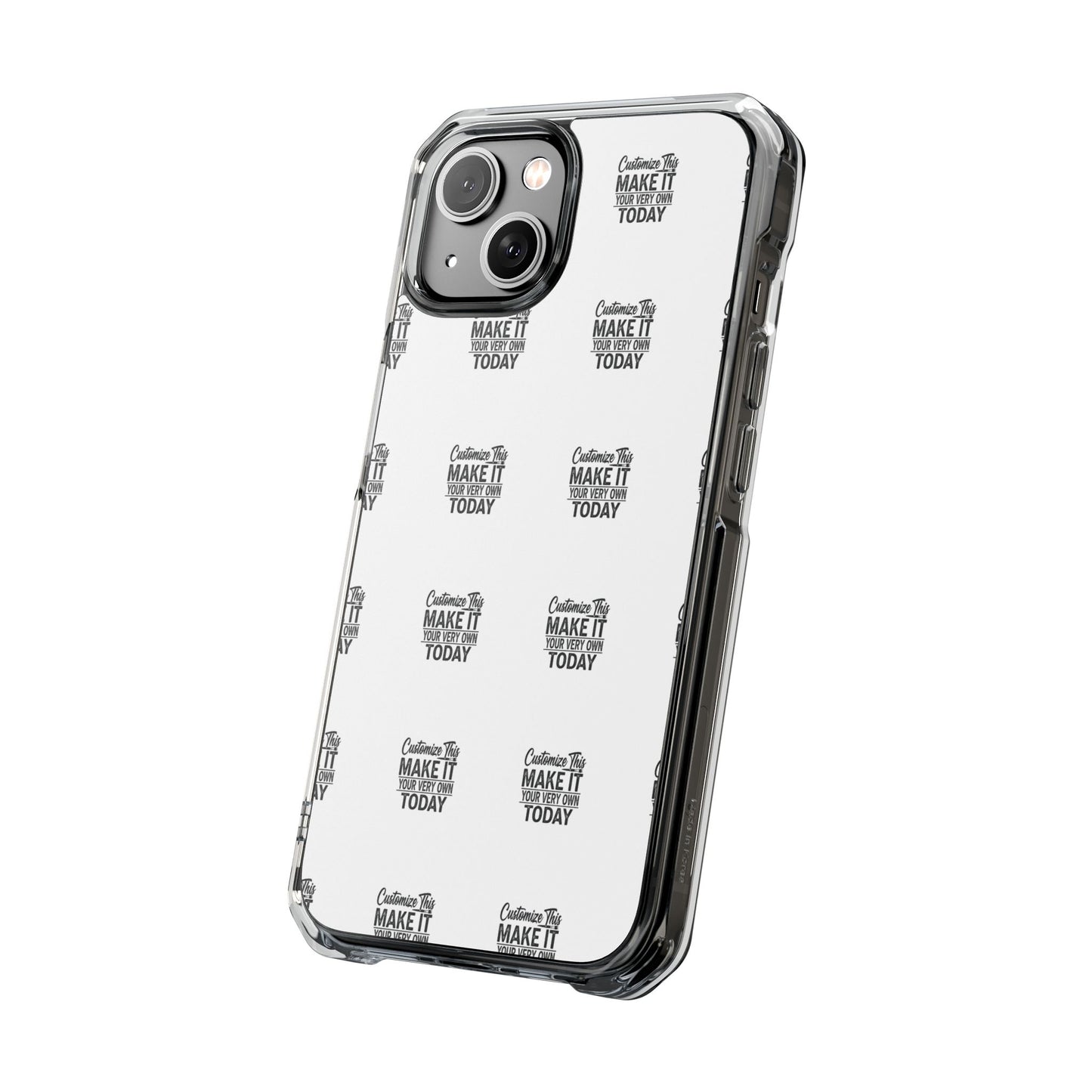 Customizable MagSafe Clear Impact Case for iPhone
