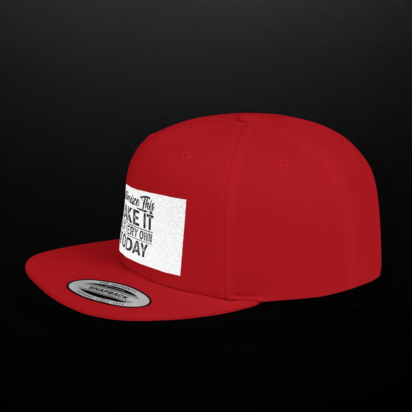 Customized Flat Bill Snapback