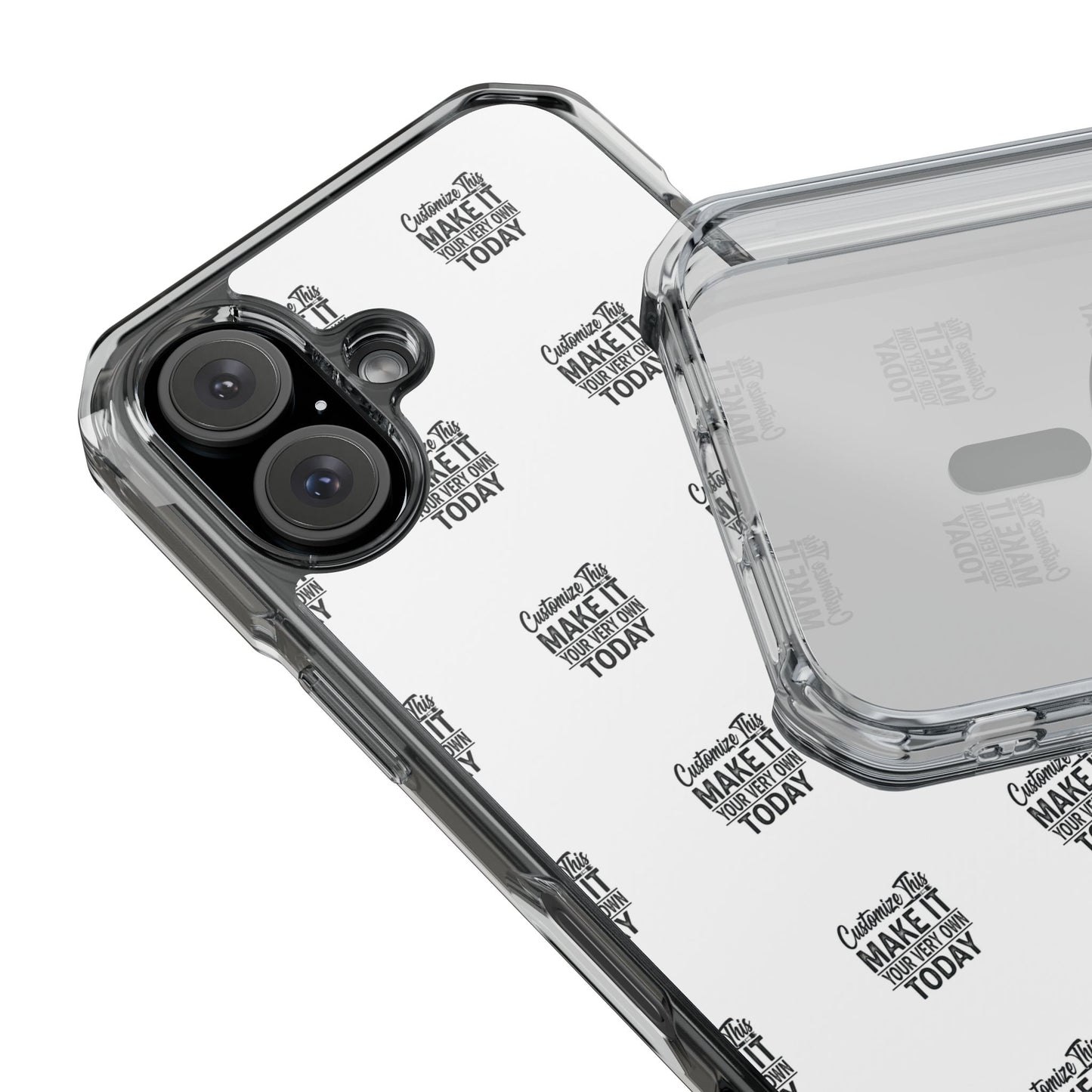 Customizable MagSafe Clear Impact Case for iPhone