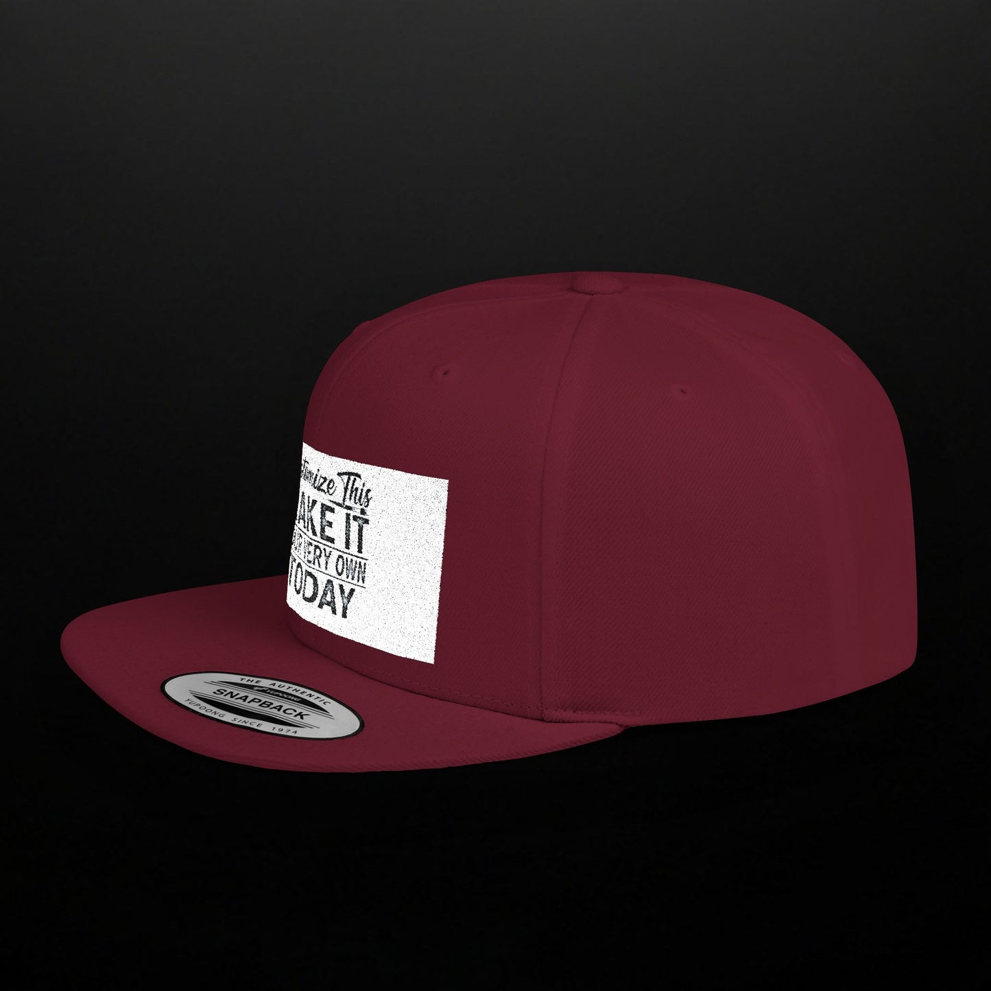 Customized Flat Bill Snapback