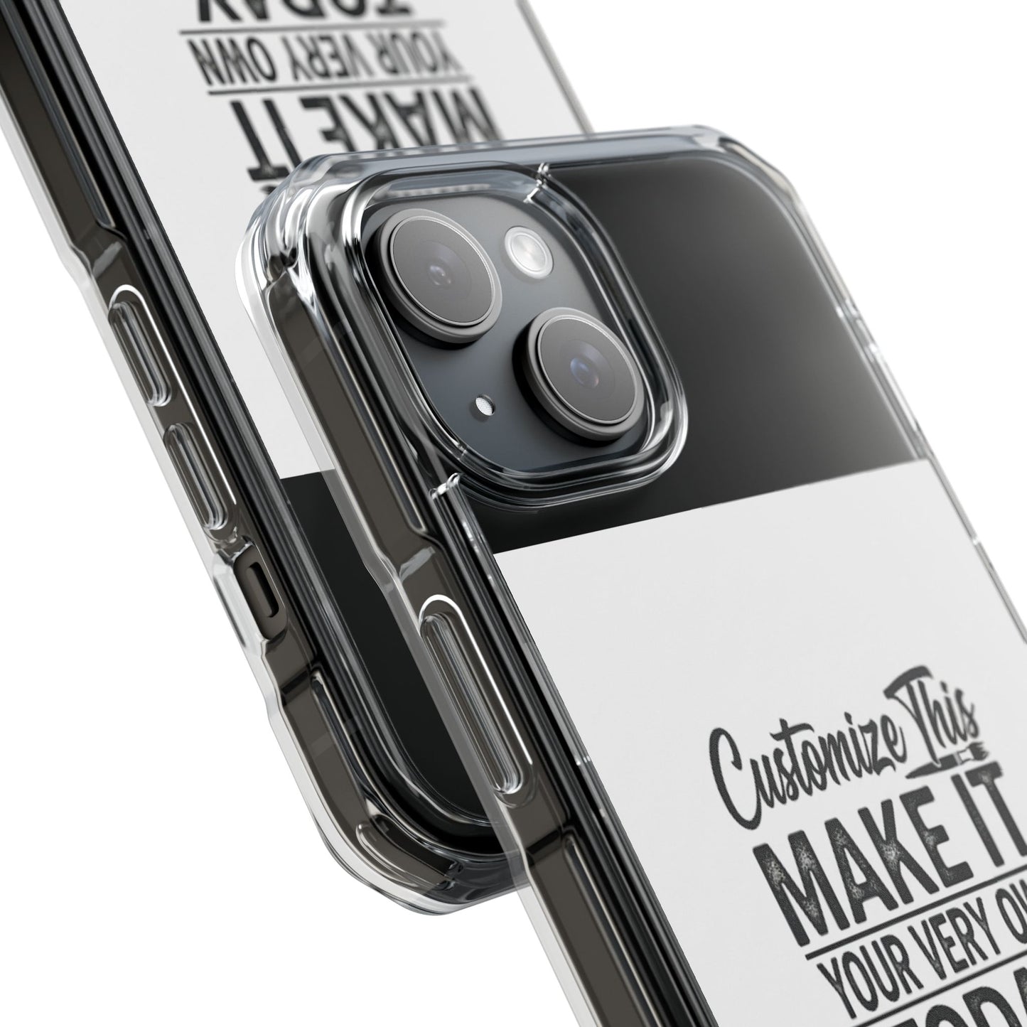 Customizable MagSafe Clear Impact Case for iPhone