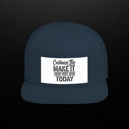 Customized Flat Bill Snapback