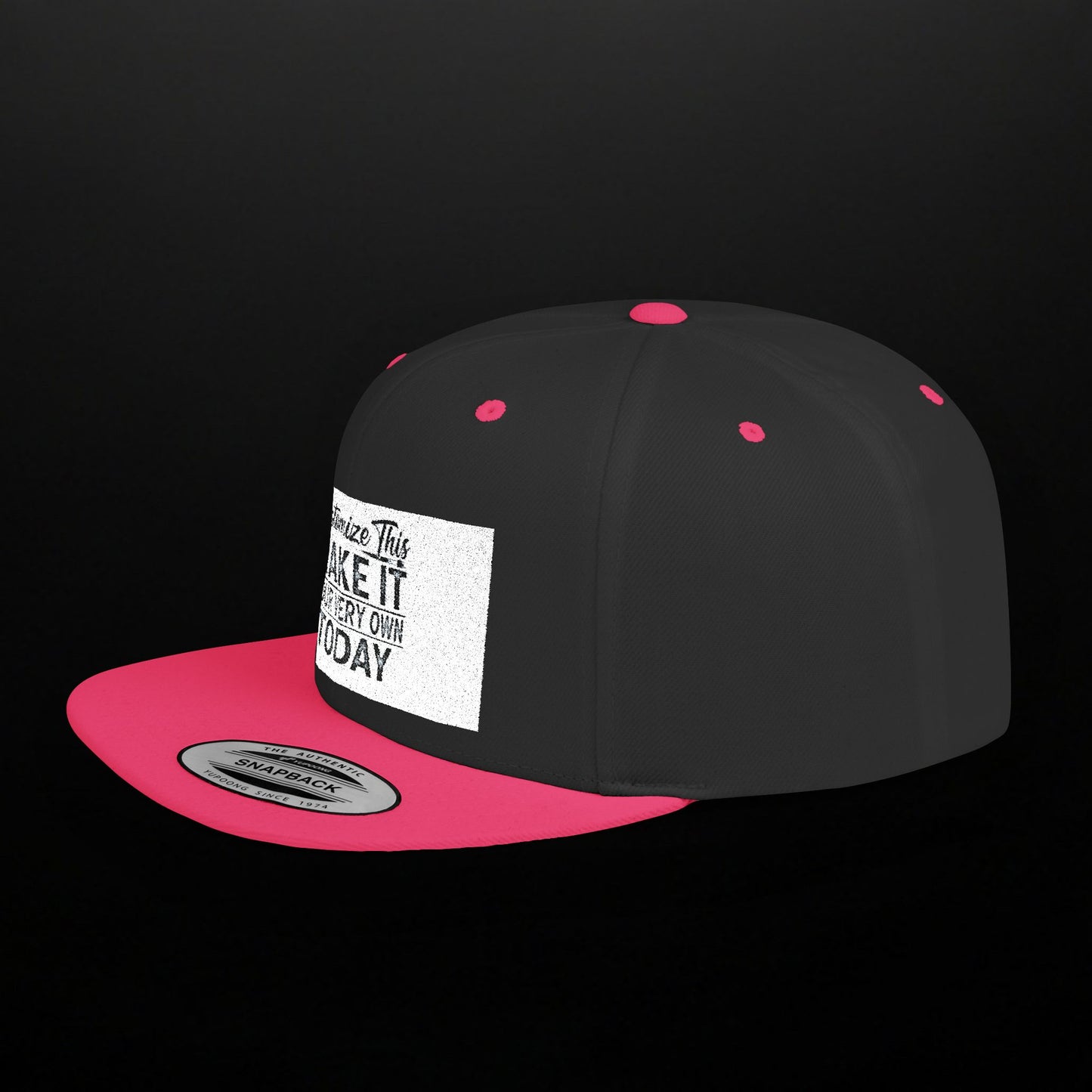 Customized Flat Bill Snapback