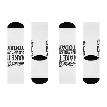 Custom Cushioned Crew Socks