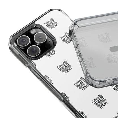 Customizable MagSafe Clear Impact Case for iPhone