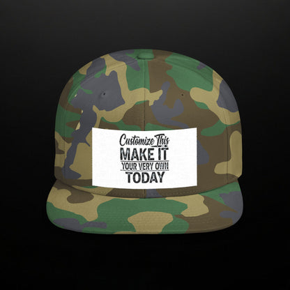 Customized Flat Bill Snapback