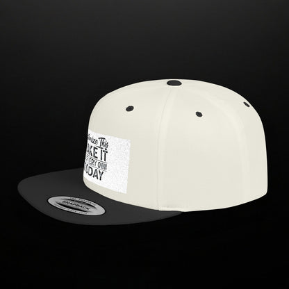 Customized Flat Bill Snapback