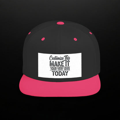 Customized Flat Bill Snapback