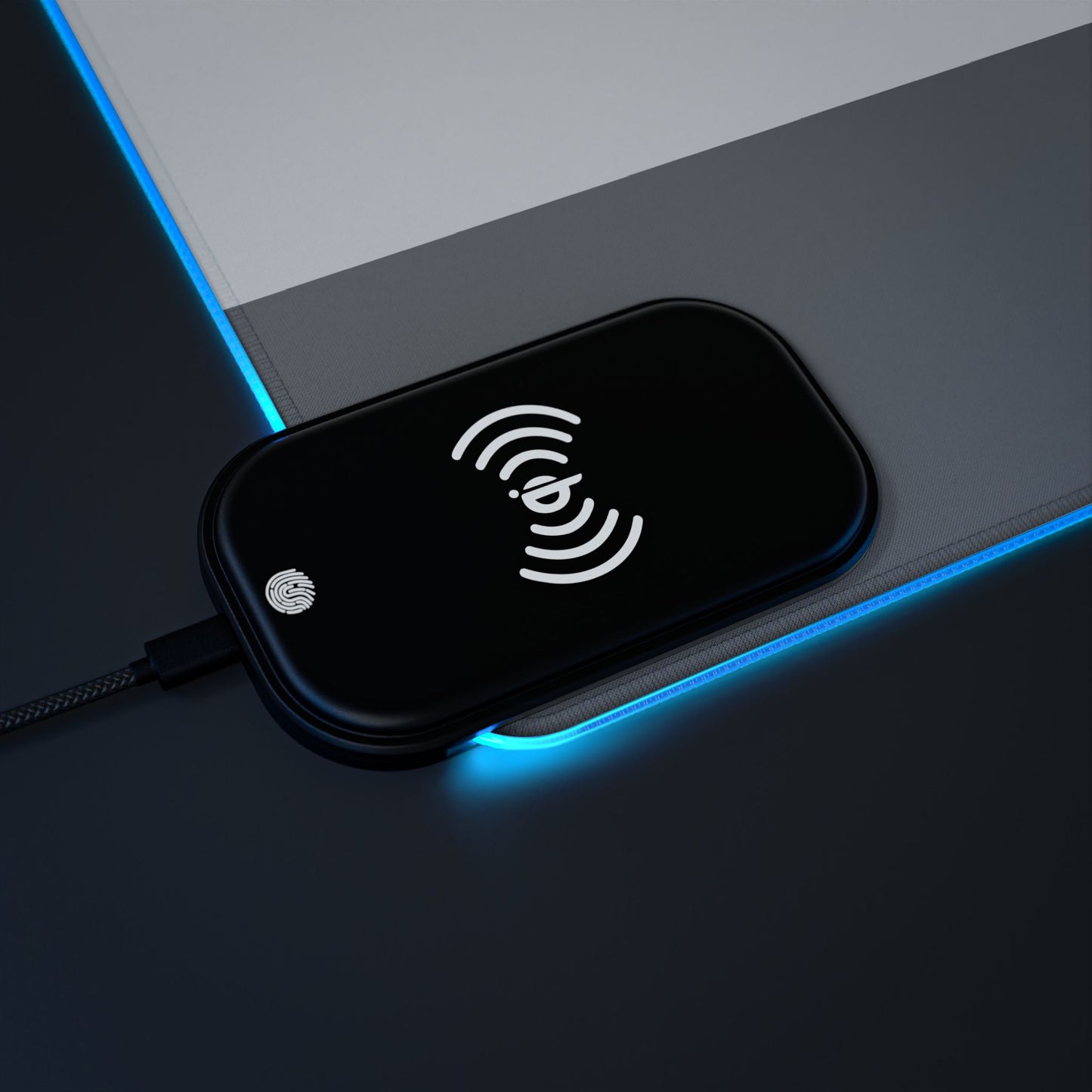 Customized LED Gaming Mouse Pad, Wireless Charging
