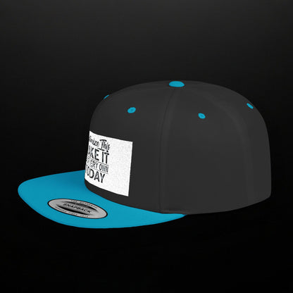 Customized Flat Bill Snapback