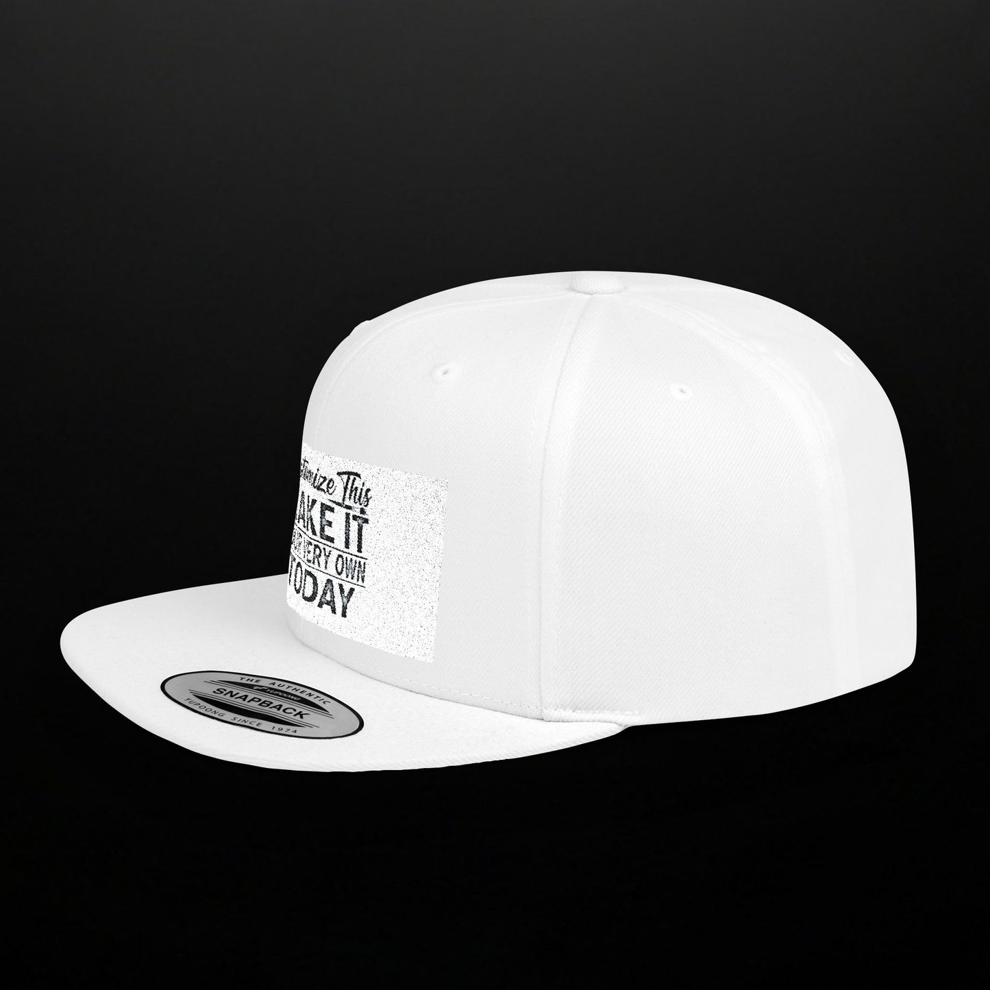 Customized Flat Bill Snapback