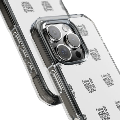 Customizable MagSafe Clear Impact Case for iPhone