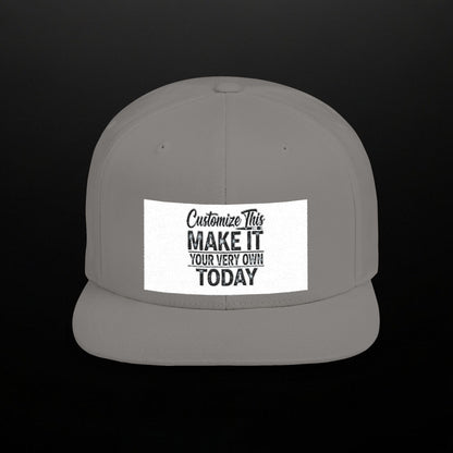 Customized Flat Bill Snapback