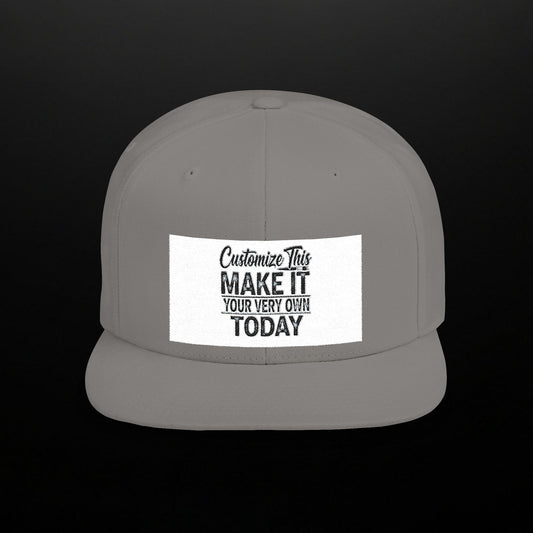 Customized Flat Bill Snapback