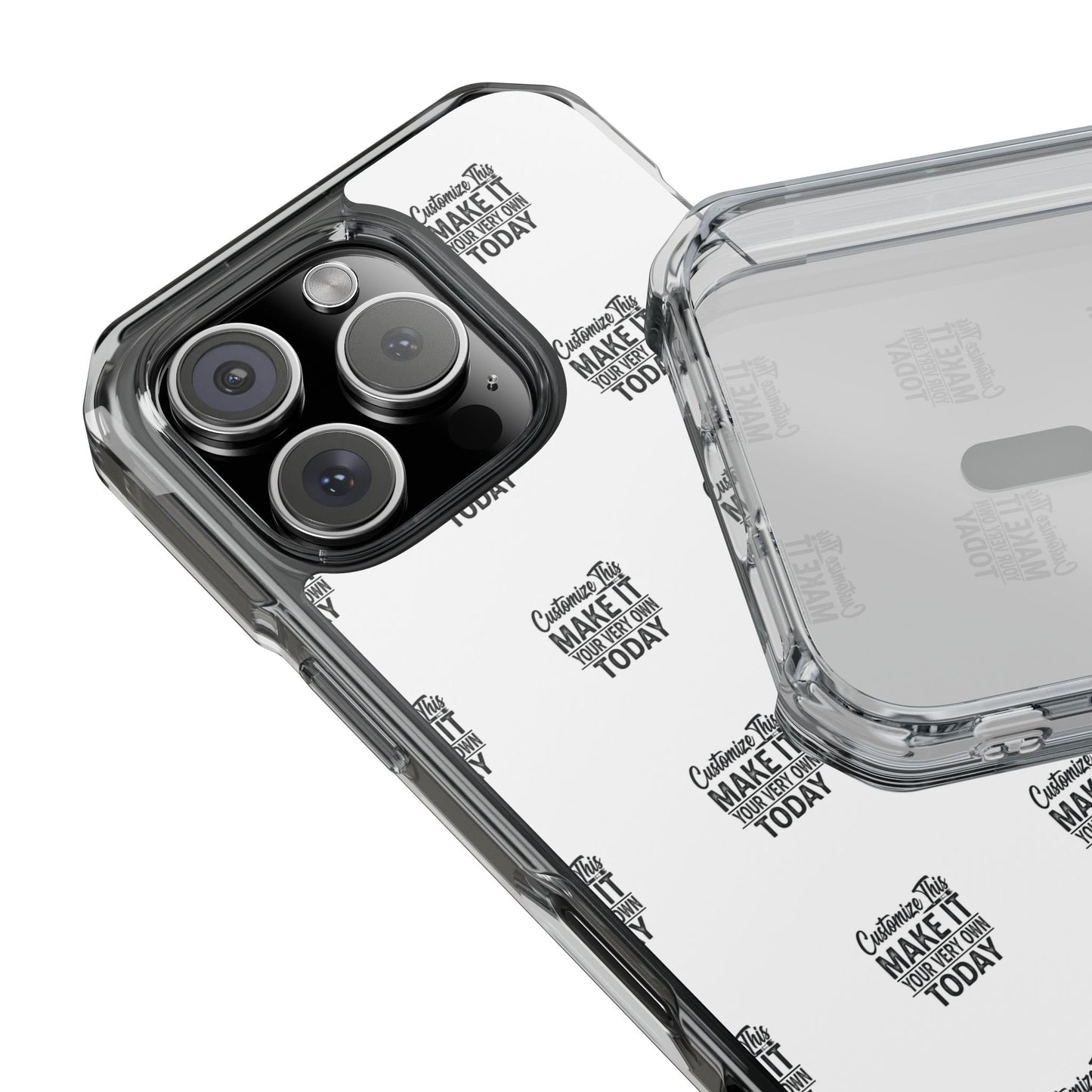 Customizable MagSafe Clear Impact Case for iPhone