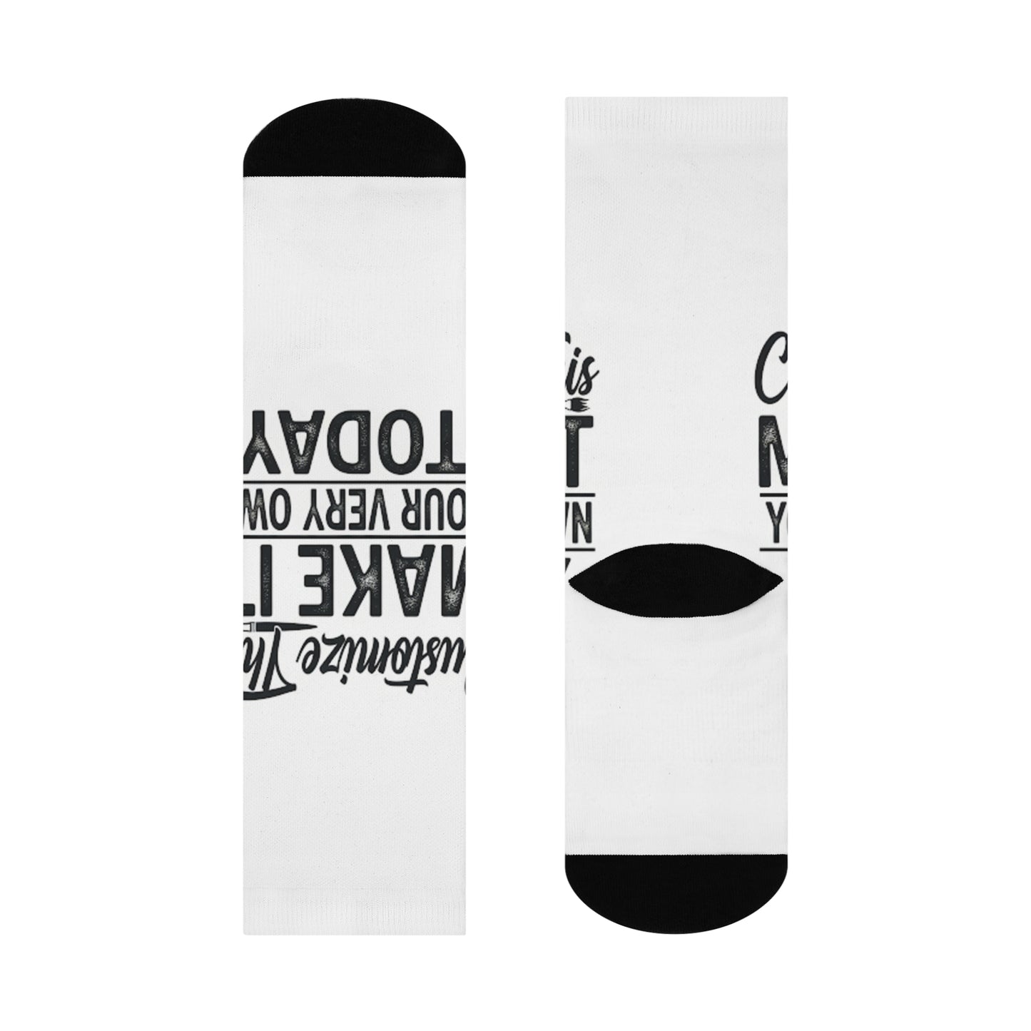 Custom Cushioned Crew Socks