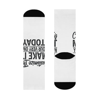 Custom Cushioned Crew Socks