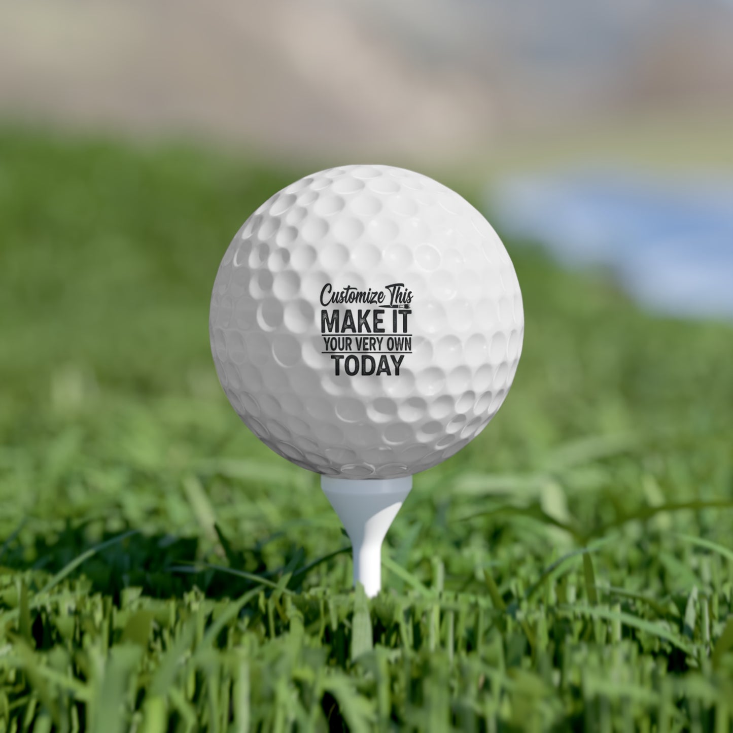 Personalized Golf Balls, 6pcs