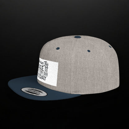Customized Flat Bill Snapback