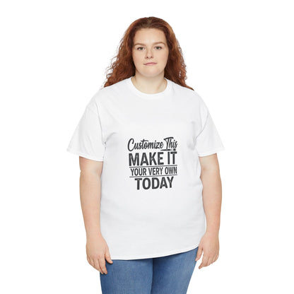 Customized Unisex Heavy Cotton Tee