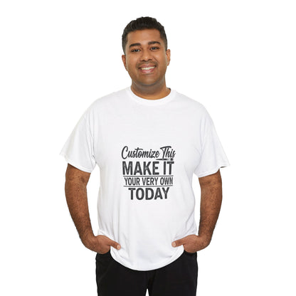 Customized Unisex Heavy Cotton Tee
