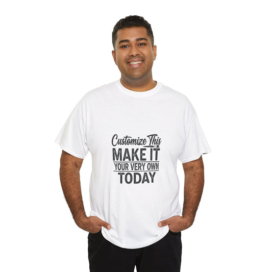 Customized Unisex Heavy Cotton Tee