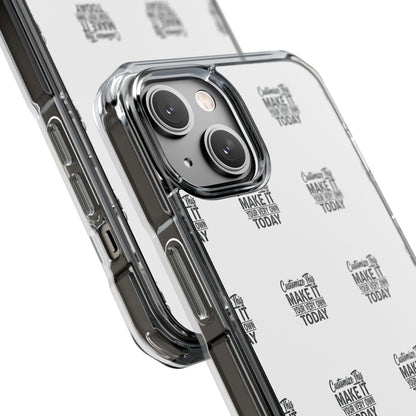 Customizable MagSafe Clear Impact Case for iPhone