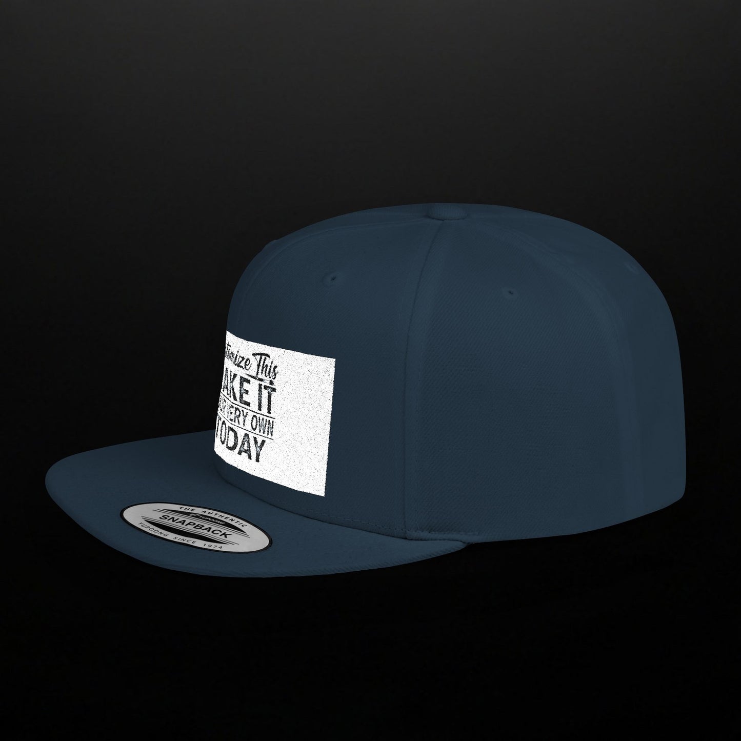 Customized Flat Bill Snapback