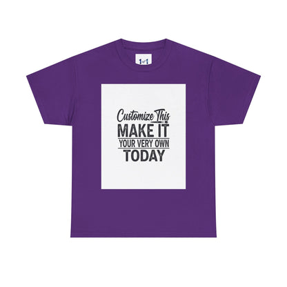 Customized Unisex Heavy Cotton Tee