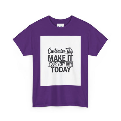 Customized Unisex Heavy Cotton Tee