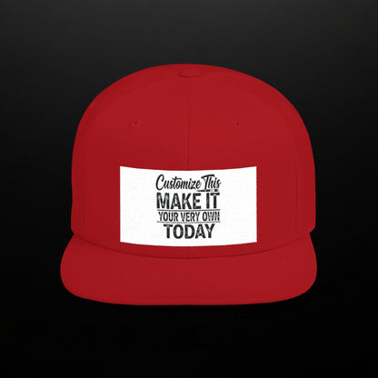 Customized Flat Bill Snapback