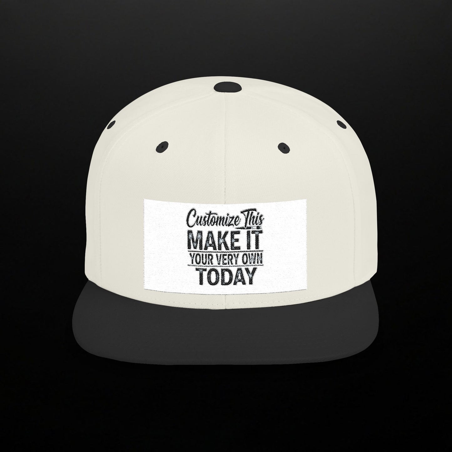 Customized Flat Bill Snapback