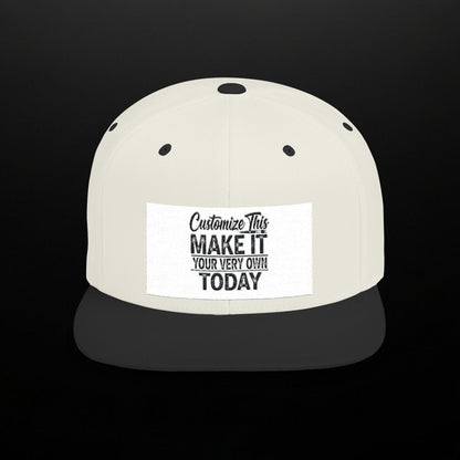 Customized Flat Bill Snapback