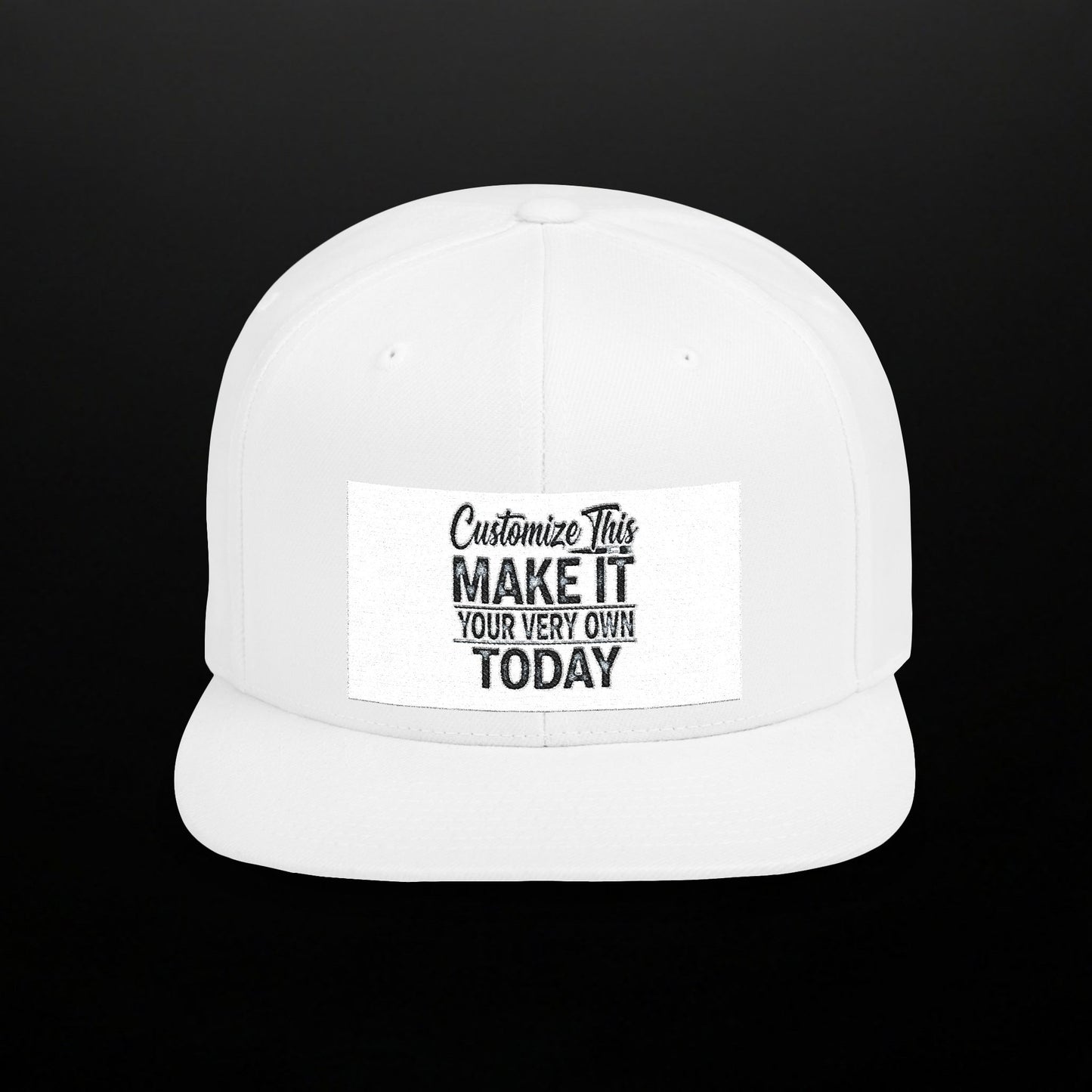 Customized Flat Bill Snapback