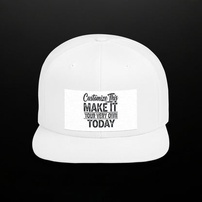 Customized Flat Bill Snapback