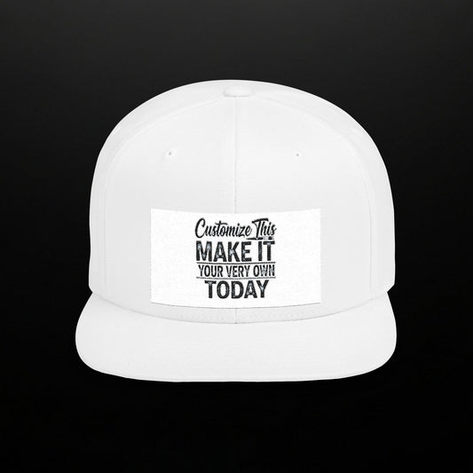 Customized Flat Bill Snapback
