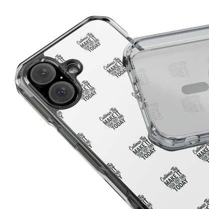 Customizable MagSafe Clear Impact Case for iPhone