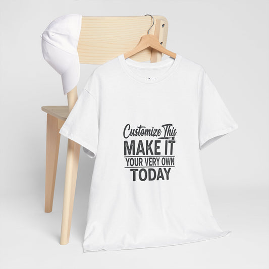 Customized Unisex Heavy Cotton Tee