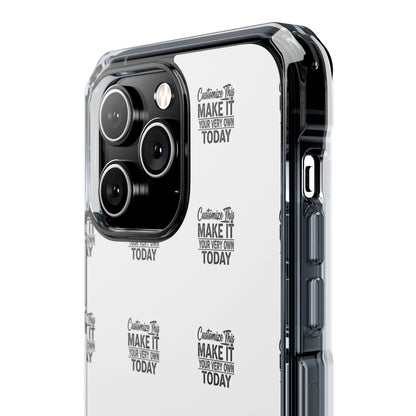 Customizable MagSafe Clear Impact Case for iPhone