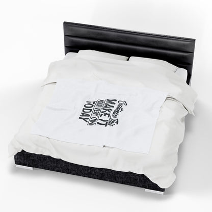 Customized Velveteen Plush Blanket