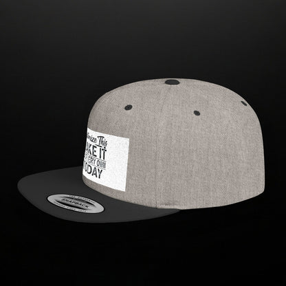 Customized Flat Bill Snapback