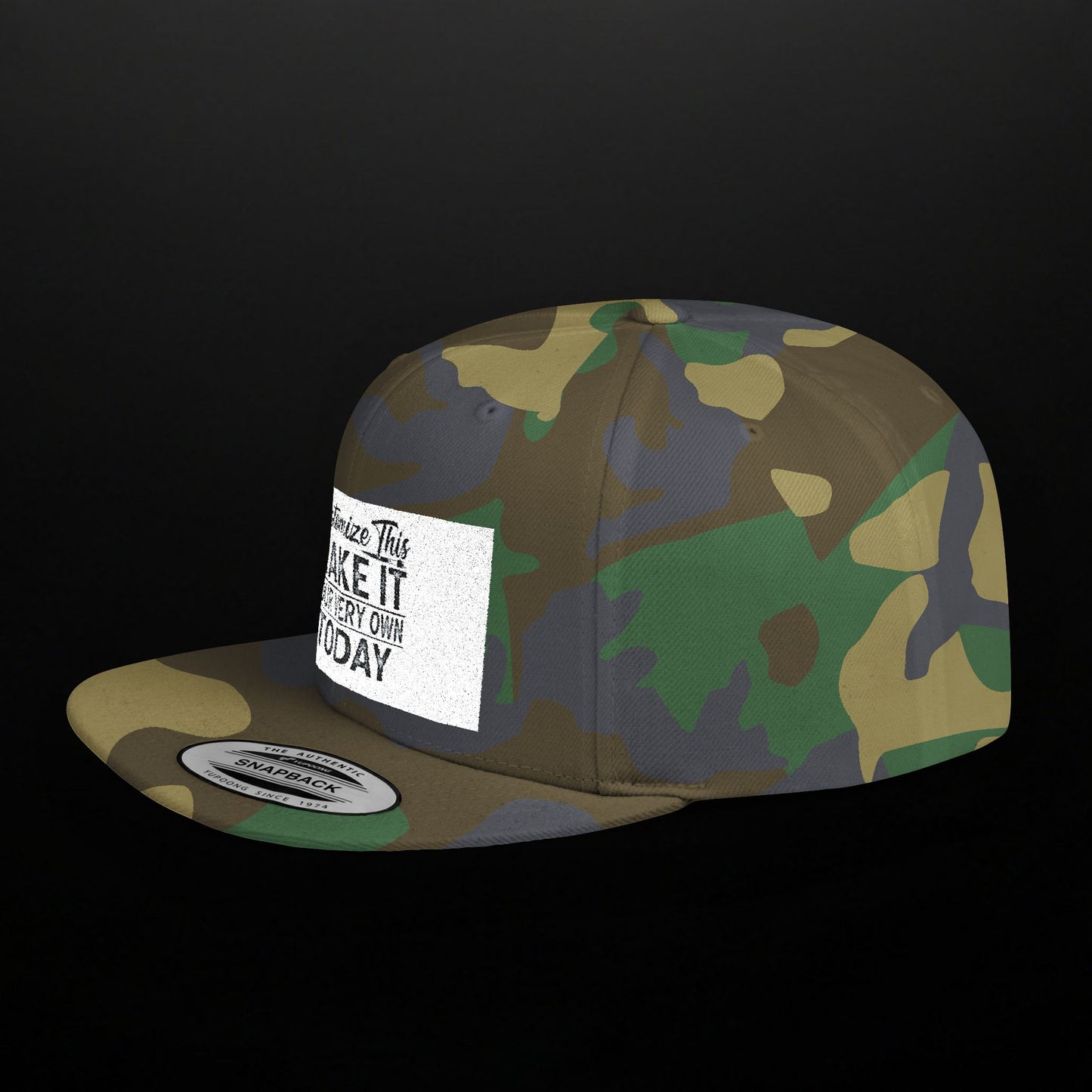 Customized Flat Bill Snapback