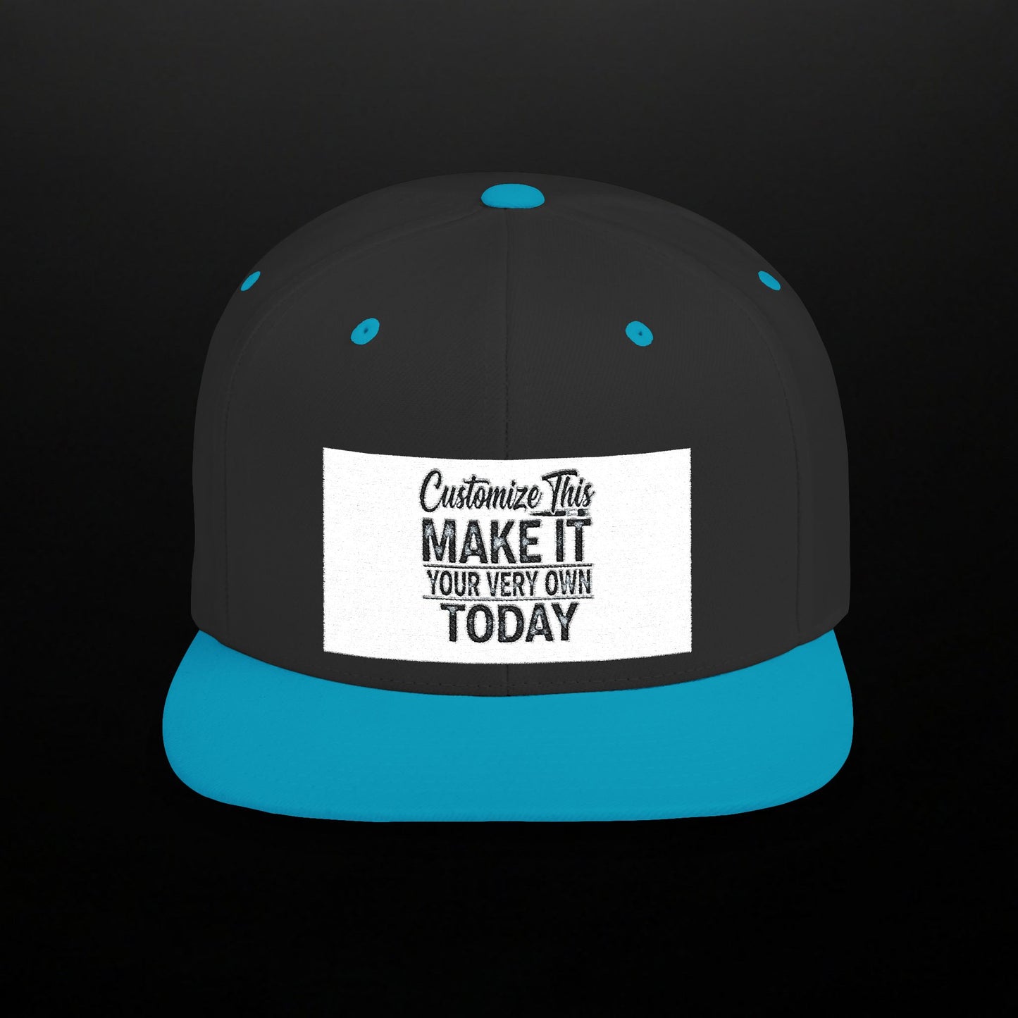Customized Flat Bill Snapback