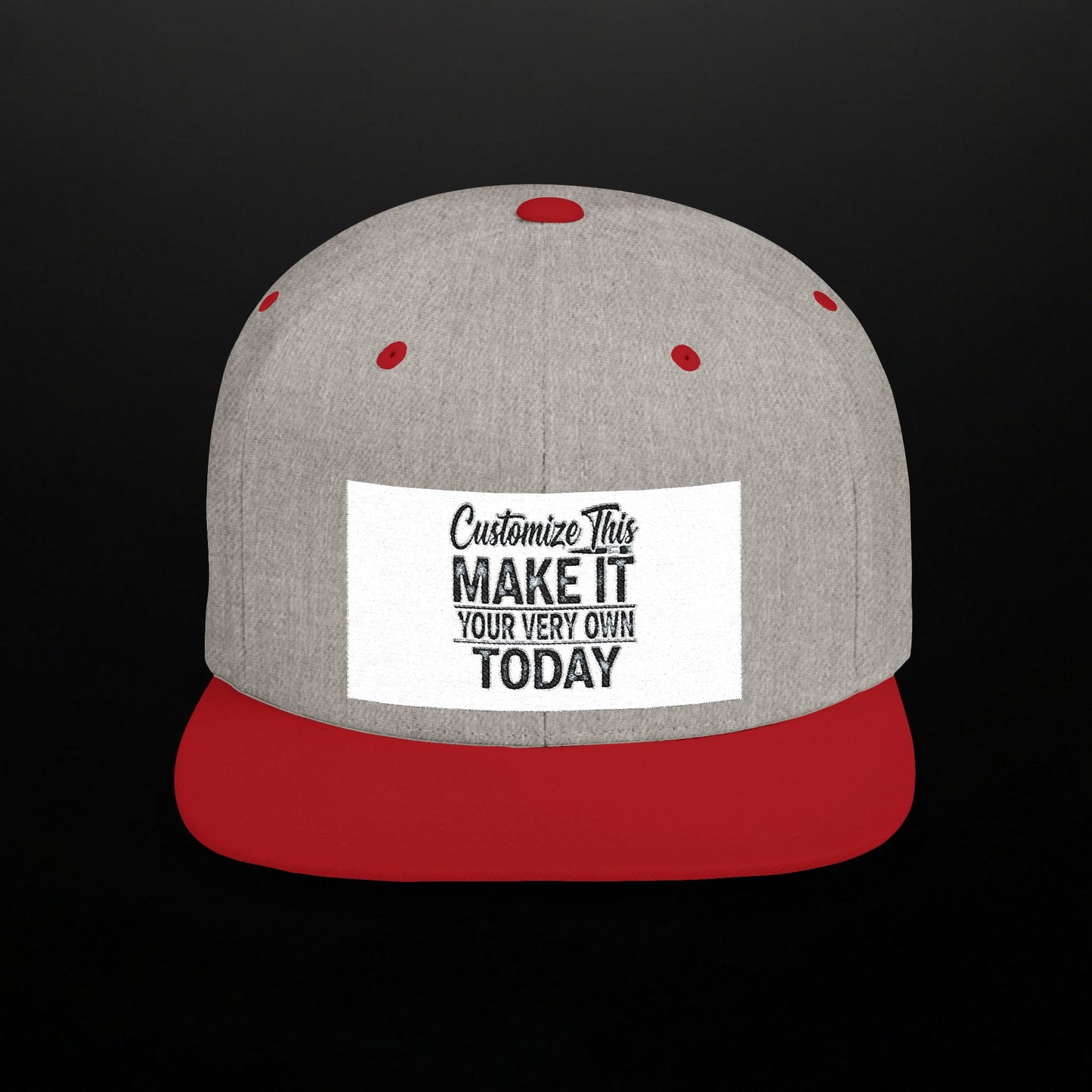 Customized Flat Bill Snapback